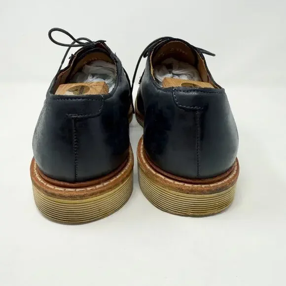 Allen Edmonds Charcoal Gray Leather Cove Drive Oxford Sneaker Men's 13 Lace Up
